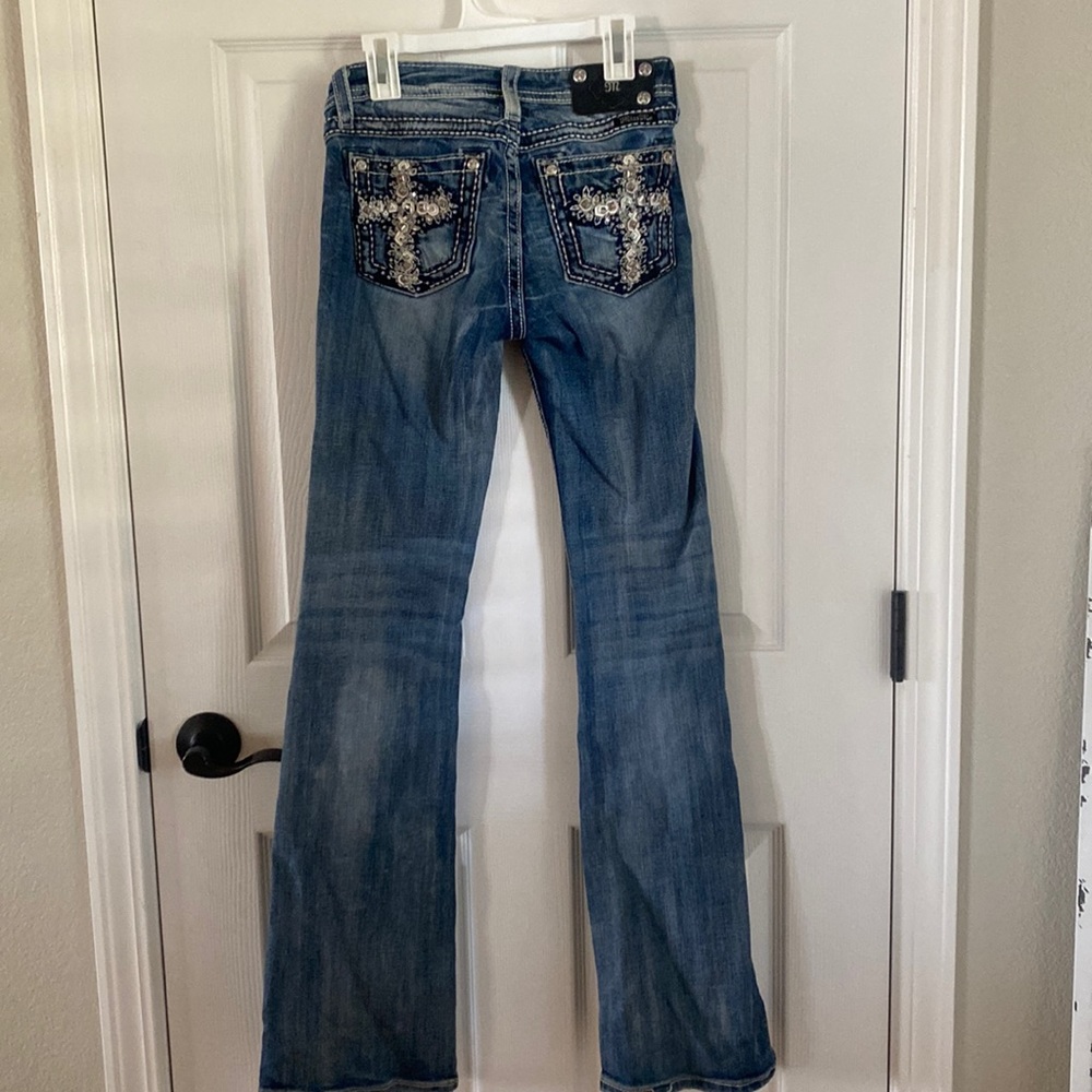 Girl’s Miss Me boot cut jeans size 16